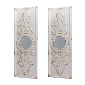 Set of 2 Wooden Wall Panels